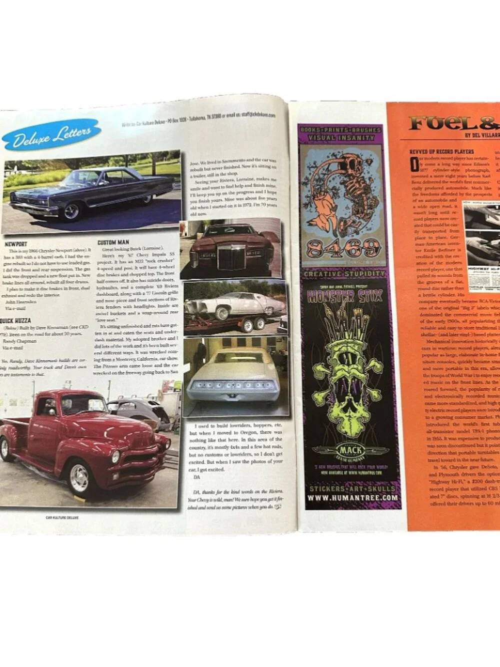 Car Kulture Deluxe August 2017 Angela Ryan & Blanche 1954 Chevy Magazine